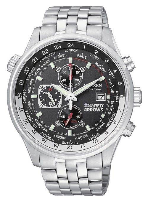 Citizen Red Arrows Chronograph World Time Eco Drive Watch