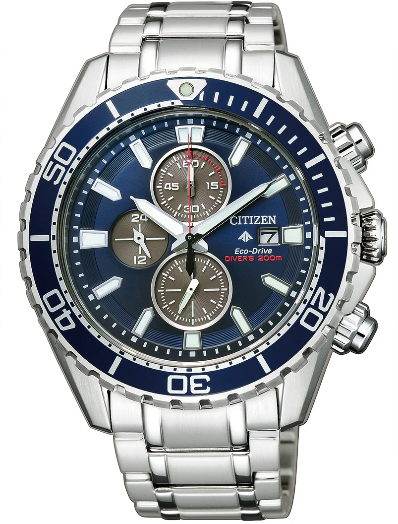 Citizen Promaster Diver Chronograph Eco Drive Mens Watch - Image 2
