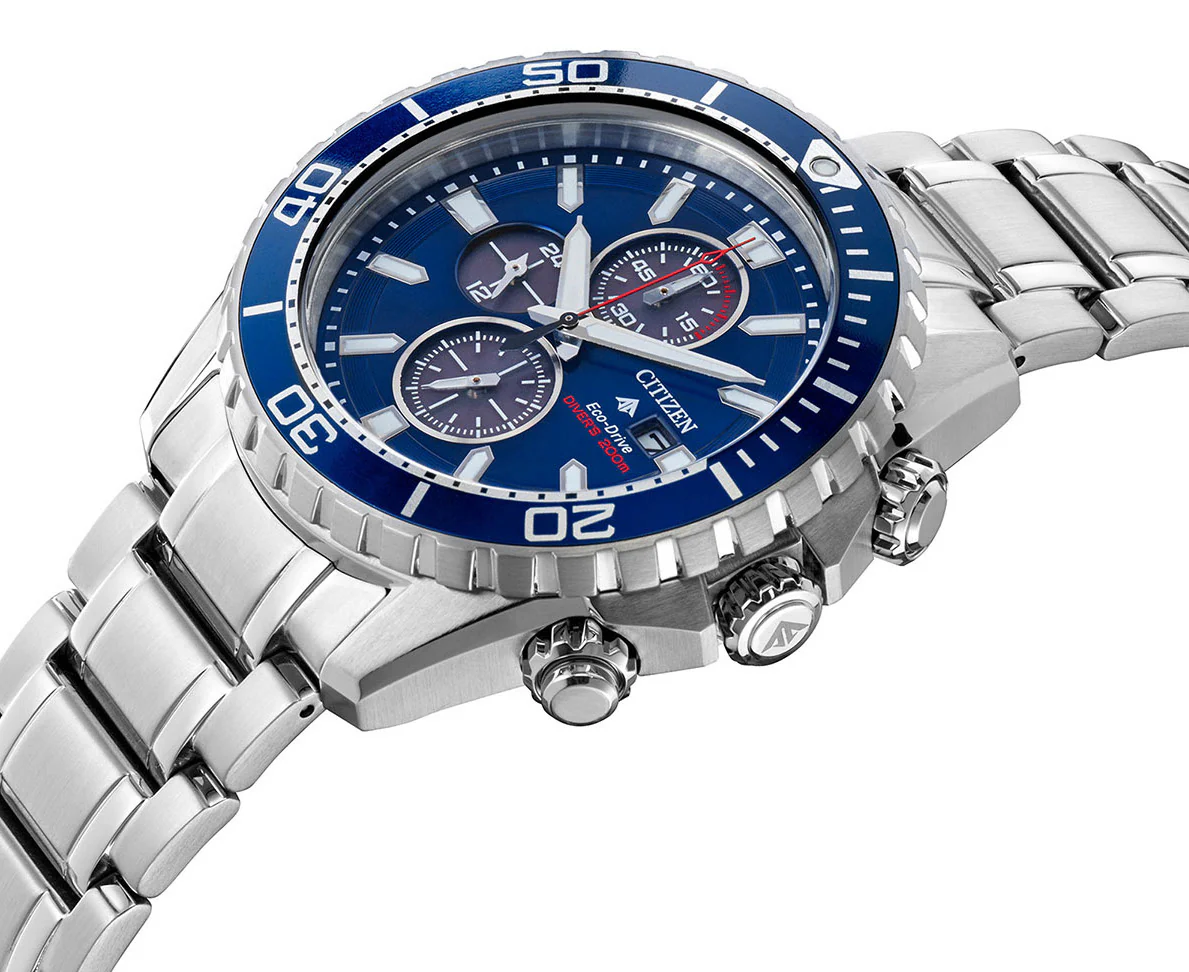 Citizen Promaster Diver Chronograph Eco Drive Mens Watch - Image 3