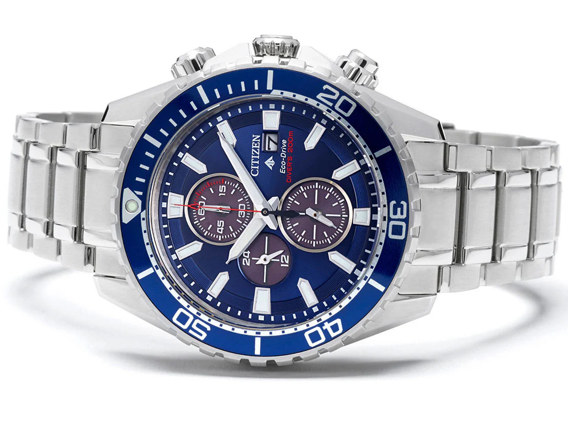 Citizen Promaster Diver Chronograph Eco Drive Mens Watch - Image 4