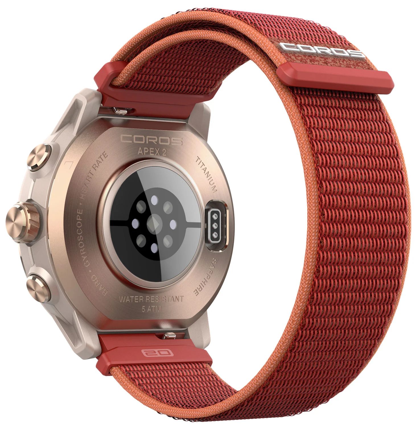 Coros Watch Apex 2 Premium Multisport Coral - Image 4