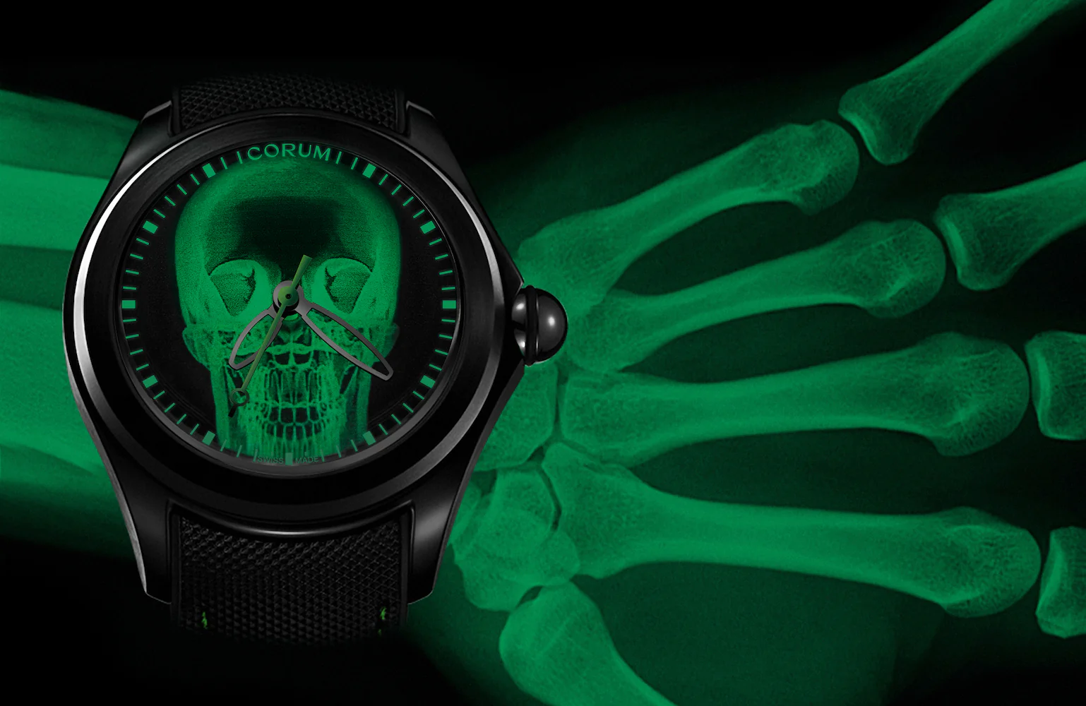 Corum Bubble 47 Skull X-Ray Limited Edition Watch - Image 2