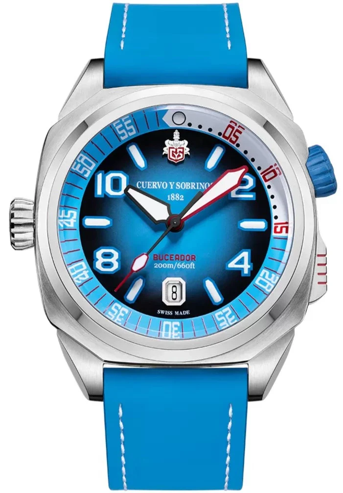 Cuervo y Sobrinos Buceador Caribe Watch