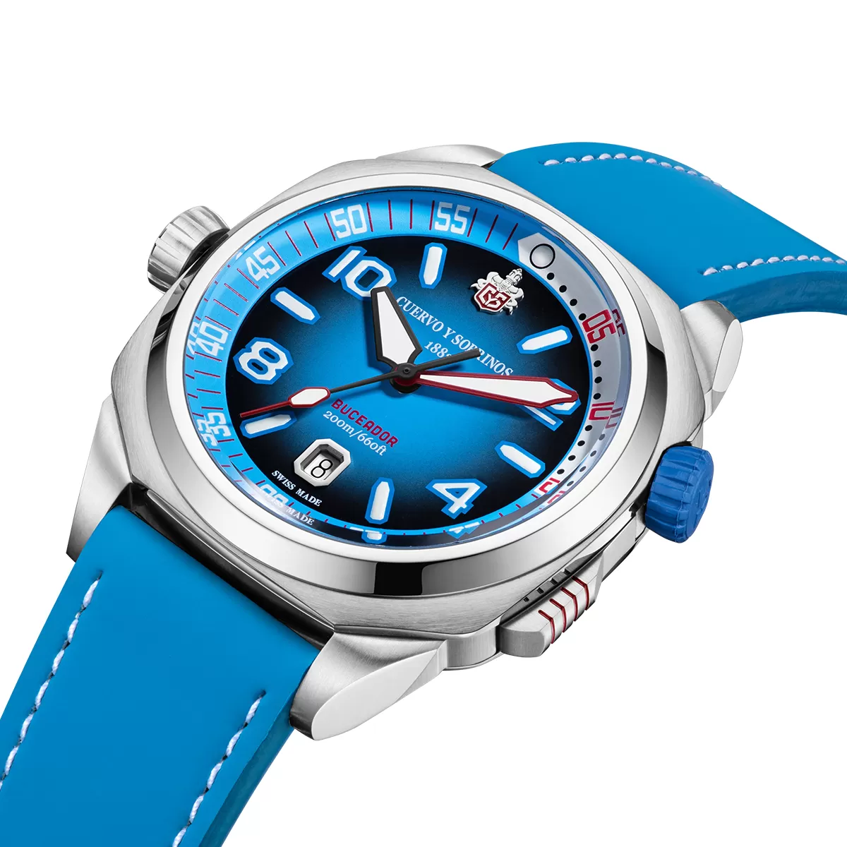 Cuervo y Sobrinos Buceador Caribe Watch - Image 2