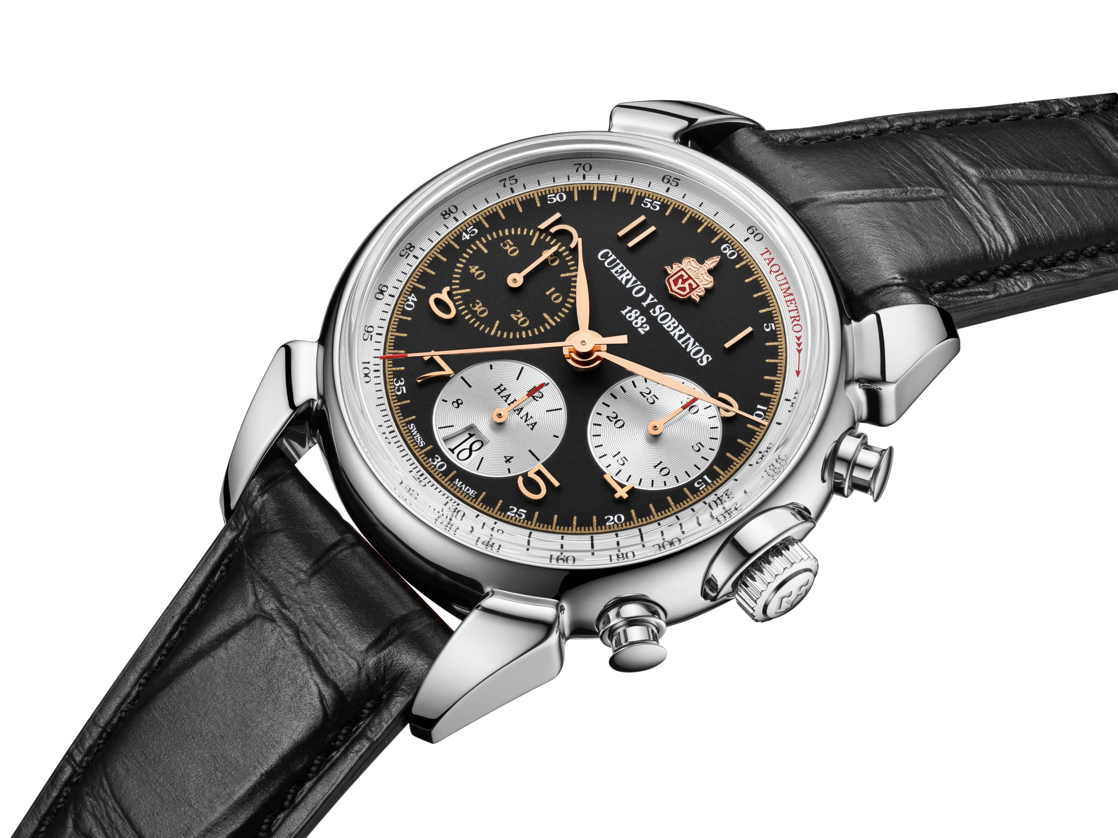 Cuervo y Sobrinos Chronograph Heritage Watch - Image 2