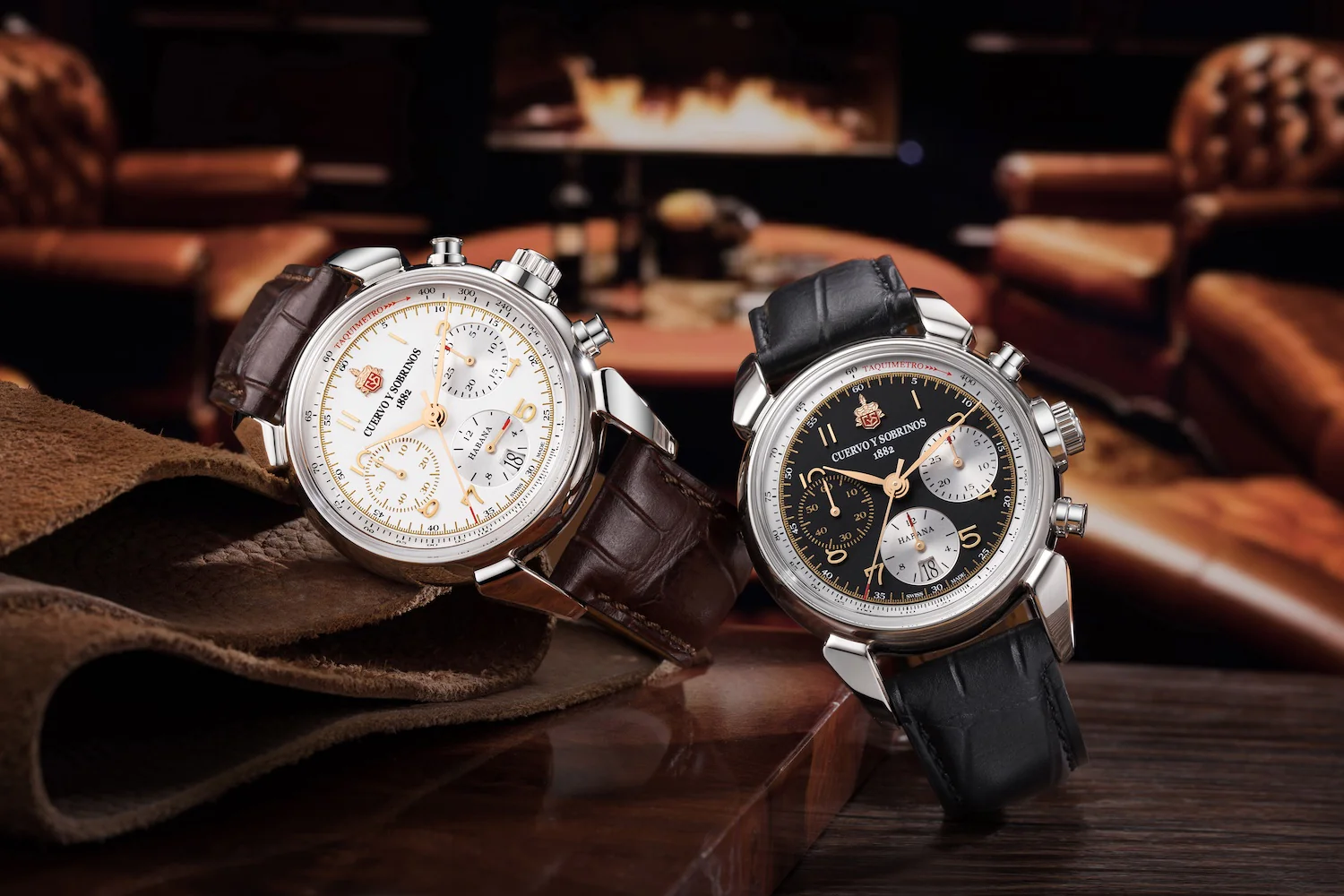 Cuervo y Sobrinos Chronograph Heritage Watch - Image 7