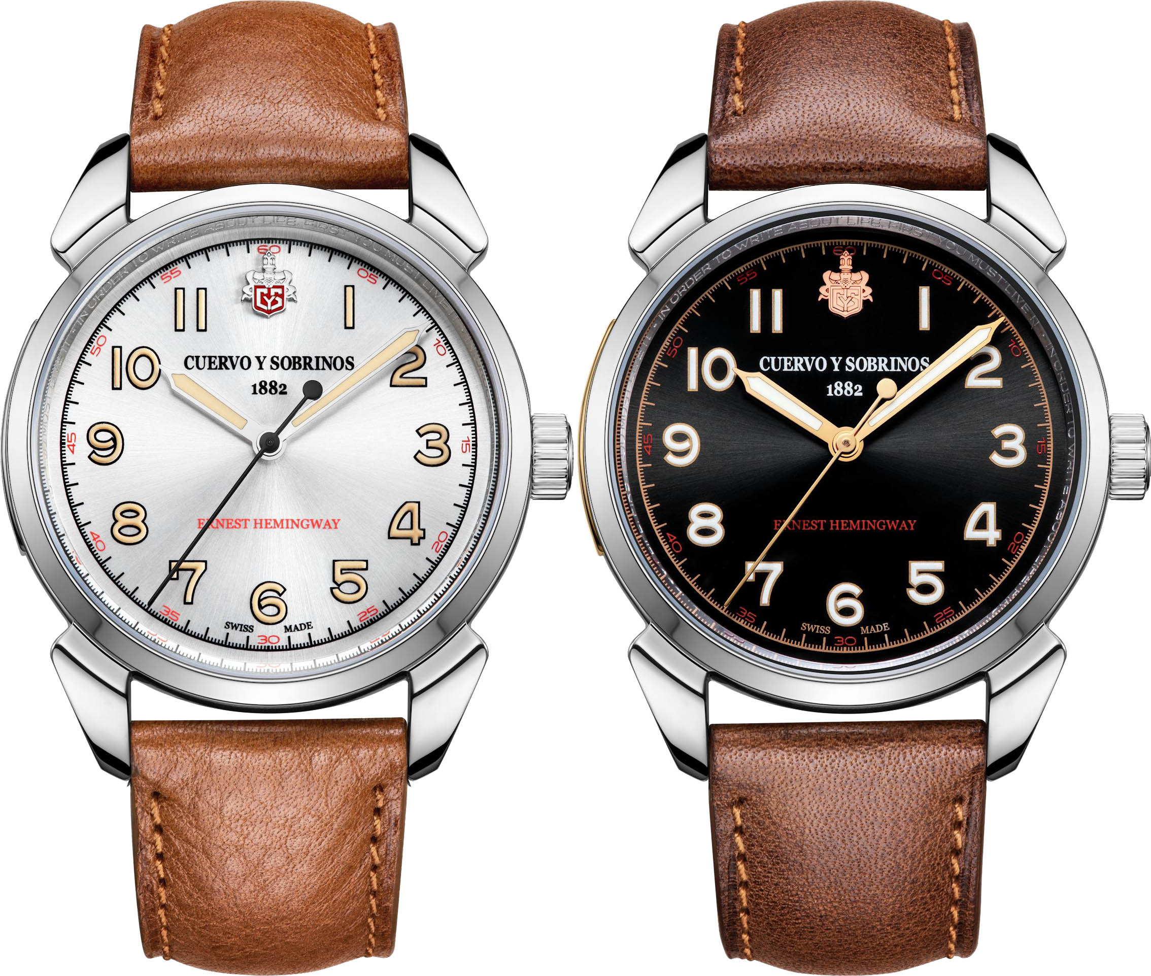 Cuervo y Sobrinos Watch Historiador Hemingway Set