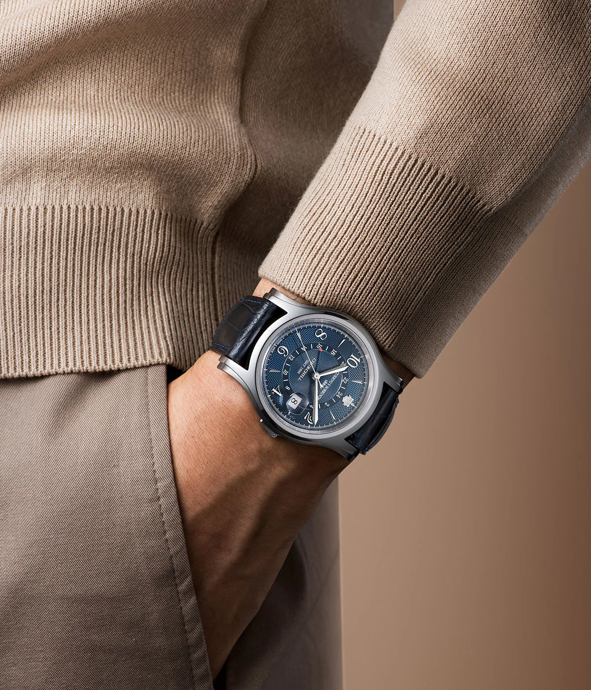 Cuervo y Sobrinos Churchill 1895 GMT Watch - Image 6