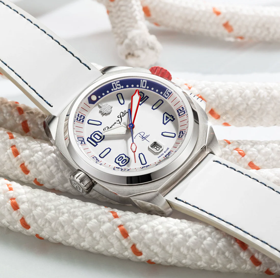 Cuervo y Sobrinos Buceador Caribe Pipin Watch - Image 4