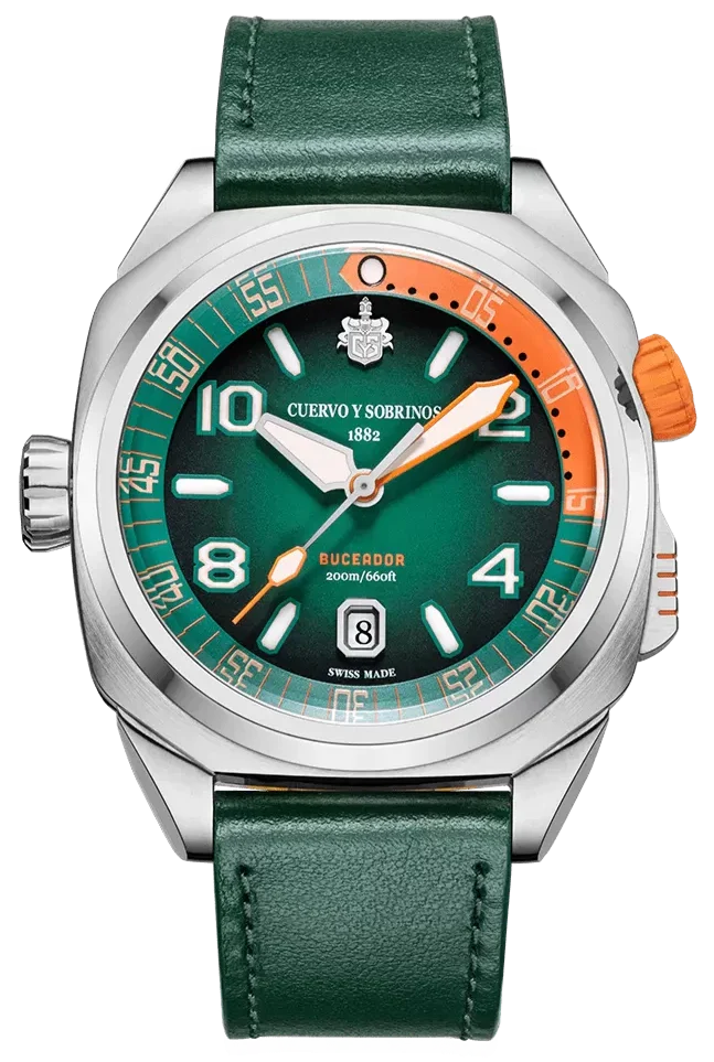 Cuervo y Sobrinos Watch Buceador Caribe Pipin Limited Edition