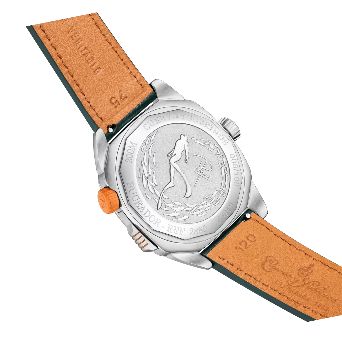 Cuervo y Sobrinos Watch Buceador Caribe Pipin Limited Edition - Image 4