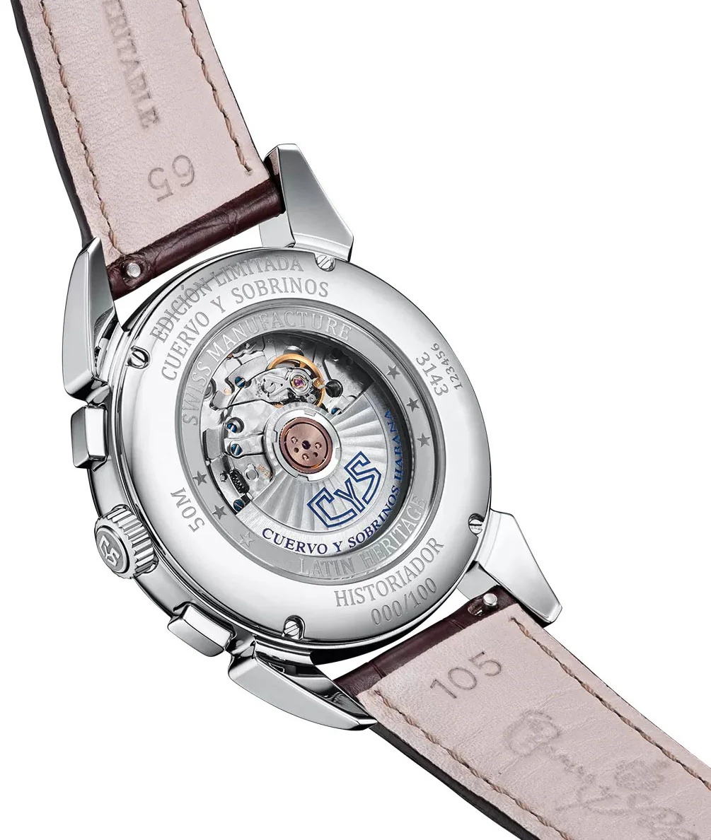 Cuervo y Sobrinos Watch Historiador Cronografo 1946 Limited Edition - Image 2
