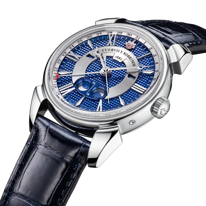 Cuervo y Sobrinos Watch Historiador Doble Luna - Image 2