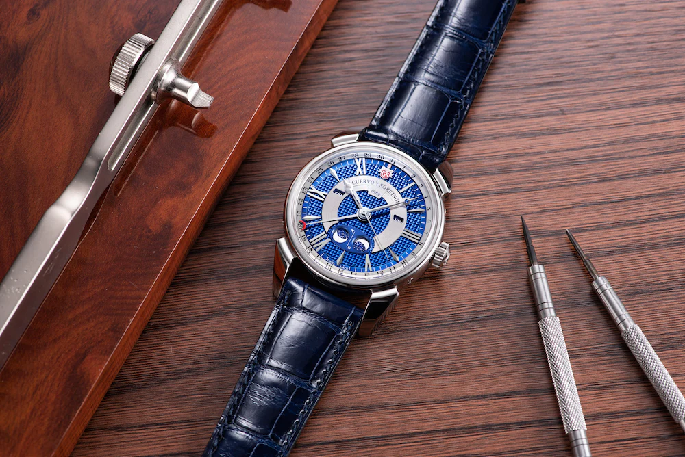Cuervo y Sobrinos Watch Historiador Doble Luna - Image 8