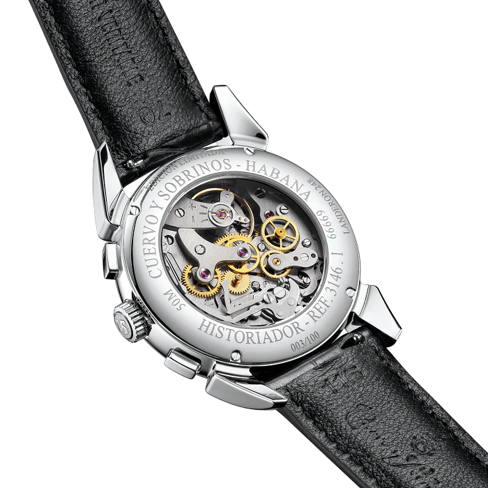 Cuervo y Sobrinos Watch Historiador Landeron Limited Edition - Image 4