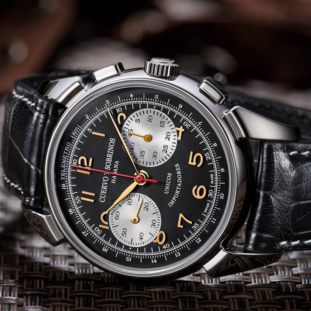 Cuervo y Sobrinos Watch Historiador Landeron Limited Edition - Image 6