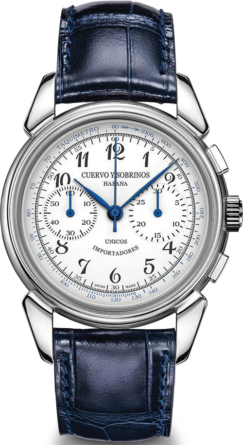 Cuervo y Sobrinos Watch Historiador Landeron Limited Edition D