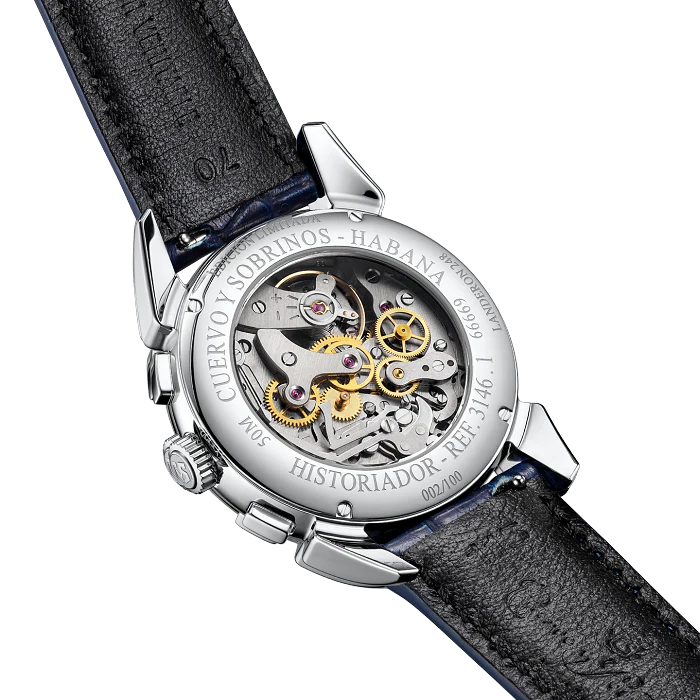 Cuervo y Sobrinos Watch Historiador Landeron Limited Edition D - Image 4