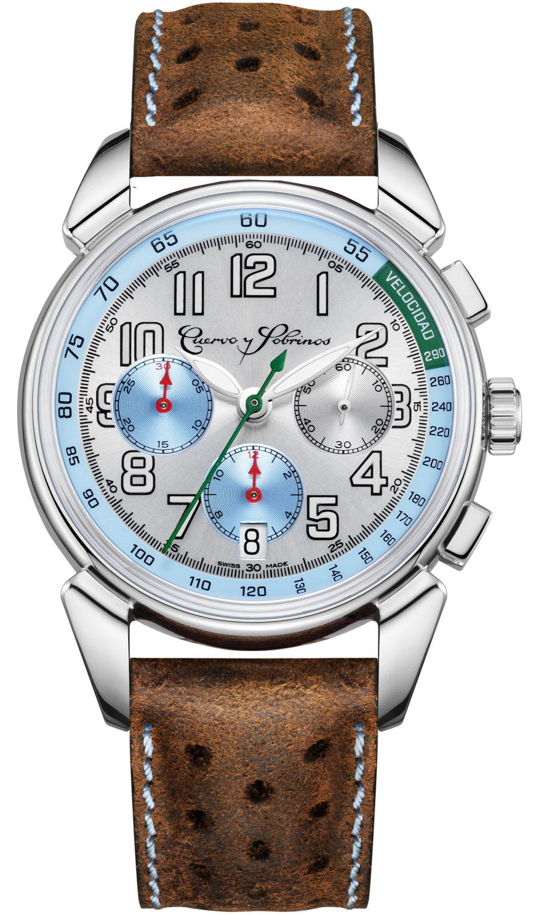 Cuervo y Sobrinos Chronograph Historiador Nino Farina Limited Edition Watch