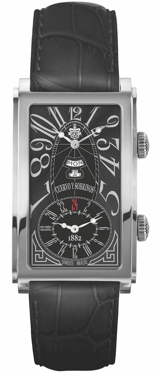 Cuervo y Sobrinos Watch Prominente Dual Time