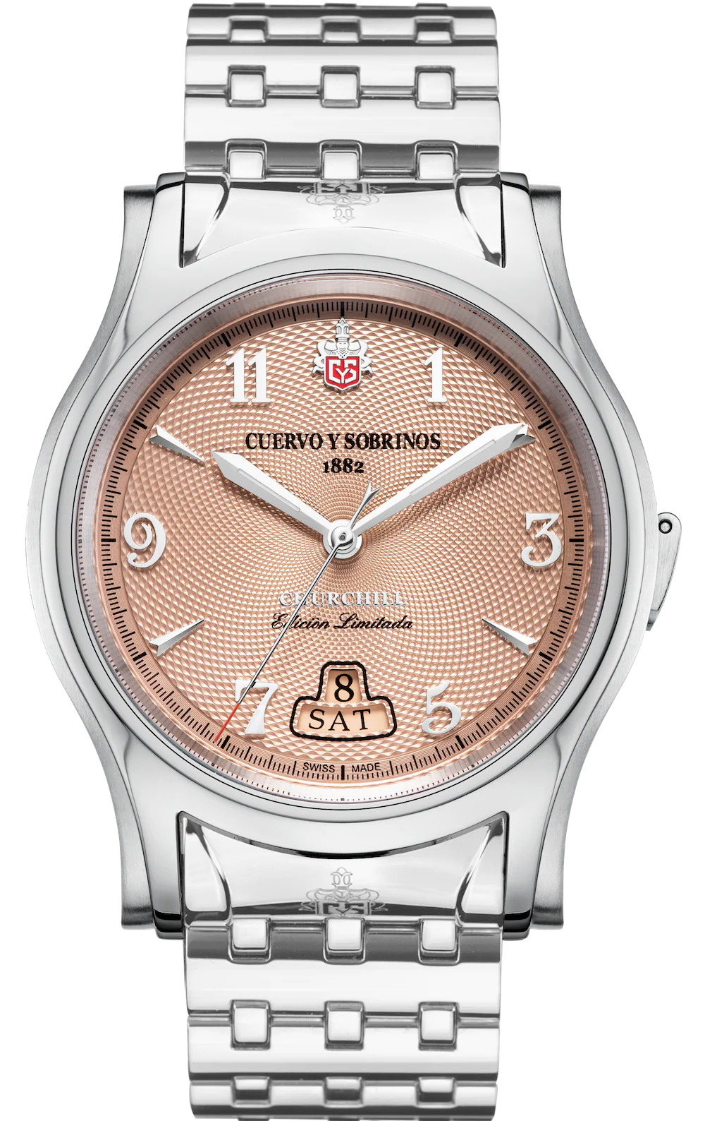 Cuervo y Sobrinos Watch Robusto Churchill Day Date Limited Edition