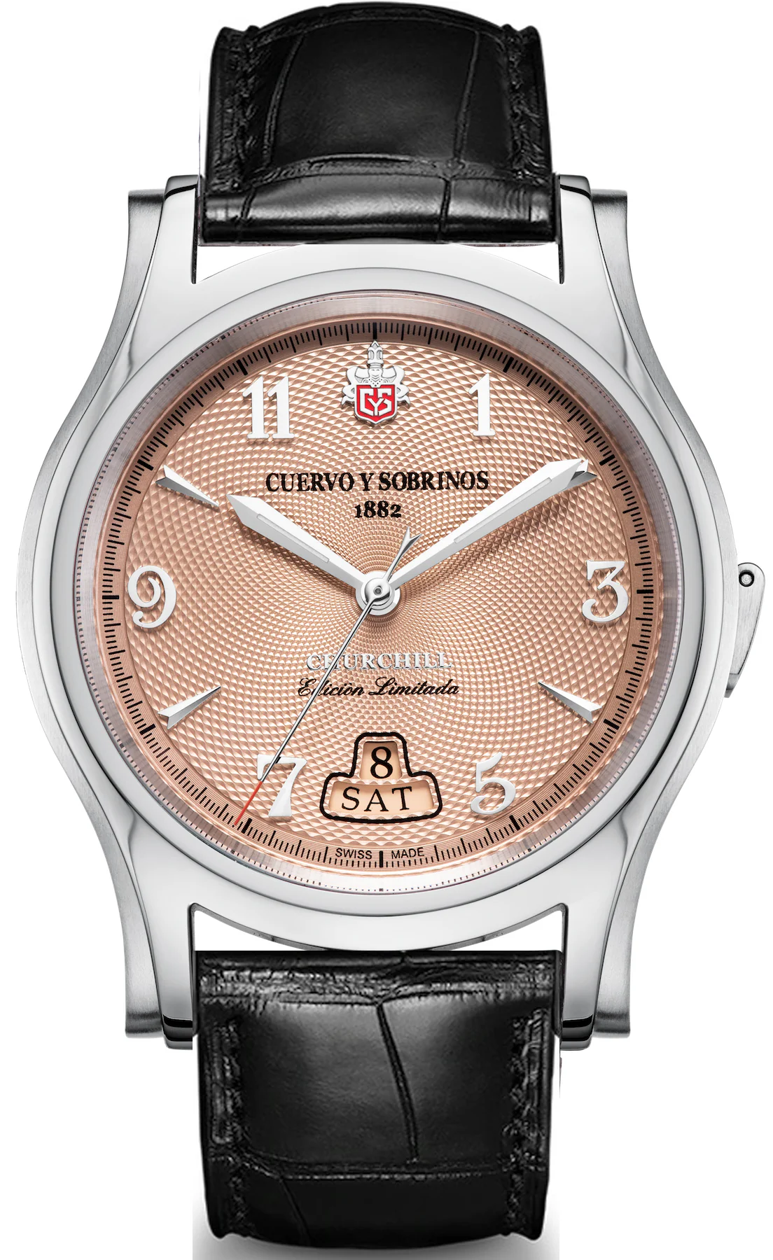 Cuervo y Sobrinos Watch Robusto Churchill Day Date Limited Edition - Image 2