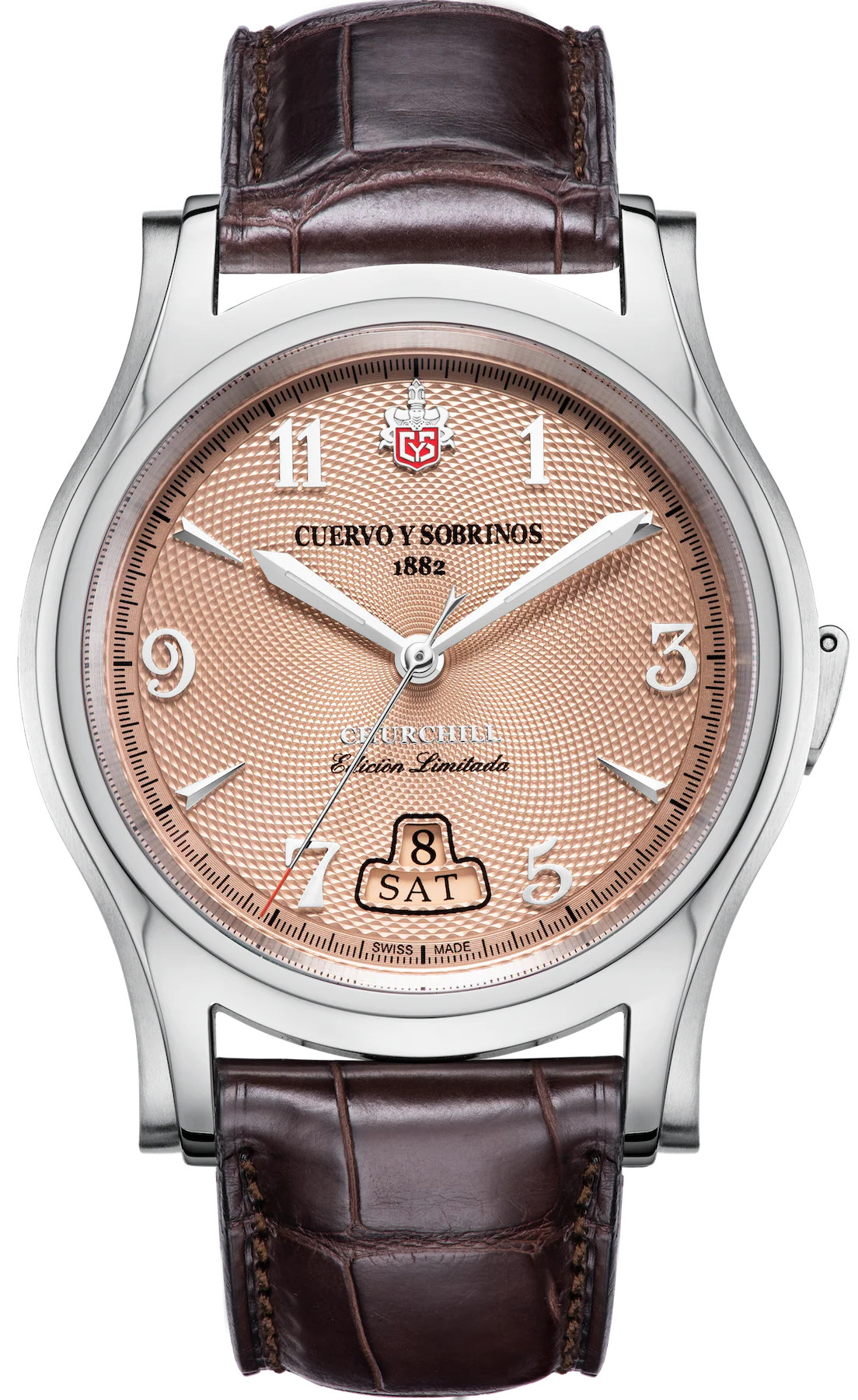 Cuervo y Sobrinos Watch Robusto Churchill Day Date Limited Edition - Image 3