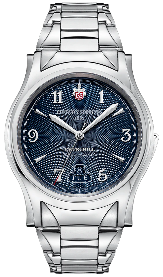 Cuervo y Sobrinos Watch Robusto Churchill Sir Winston Limited Edition Bracelet D