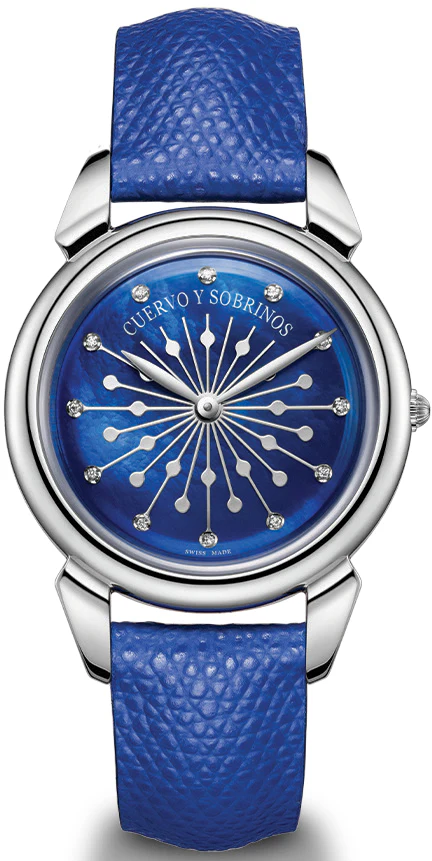 Cuervo y Sobrinos Watch Senora Sol Y Estrellas