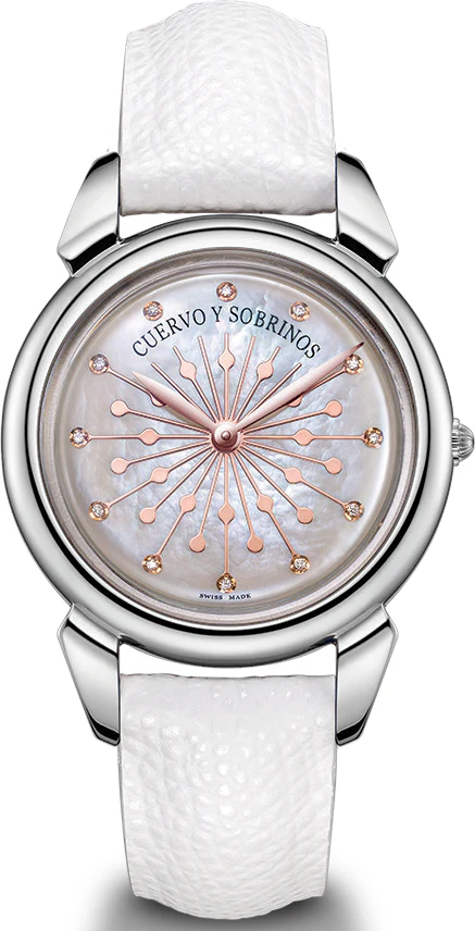 Cuervo y Sobrinos Watch Senora Sol Y Estrellas