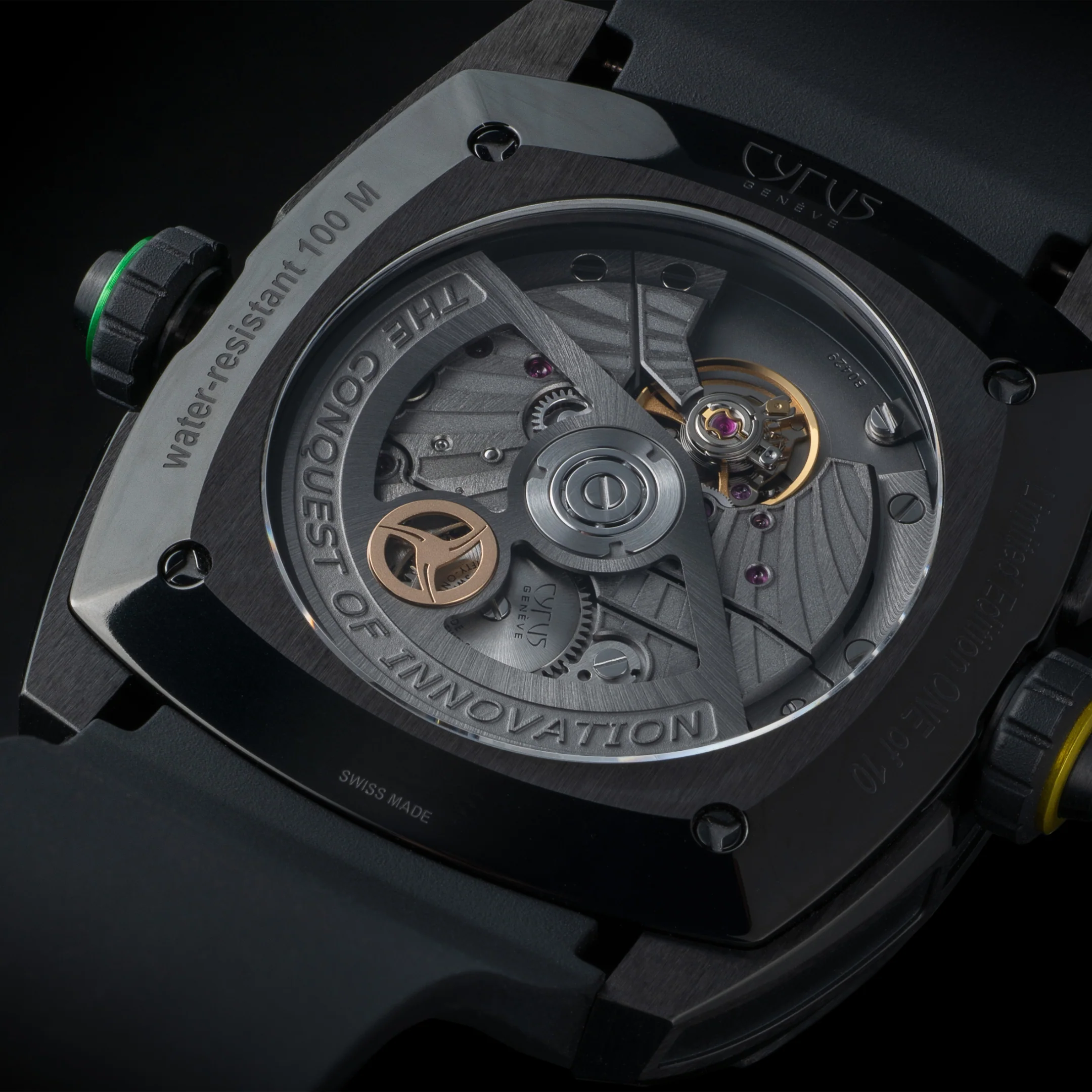 Cyrus Watch Klepcys DICE Lime DLC Titanium Limited Edition - Image 3