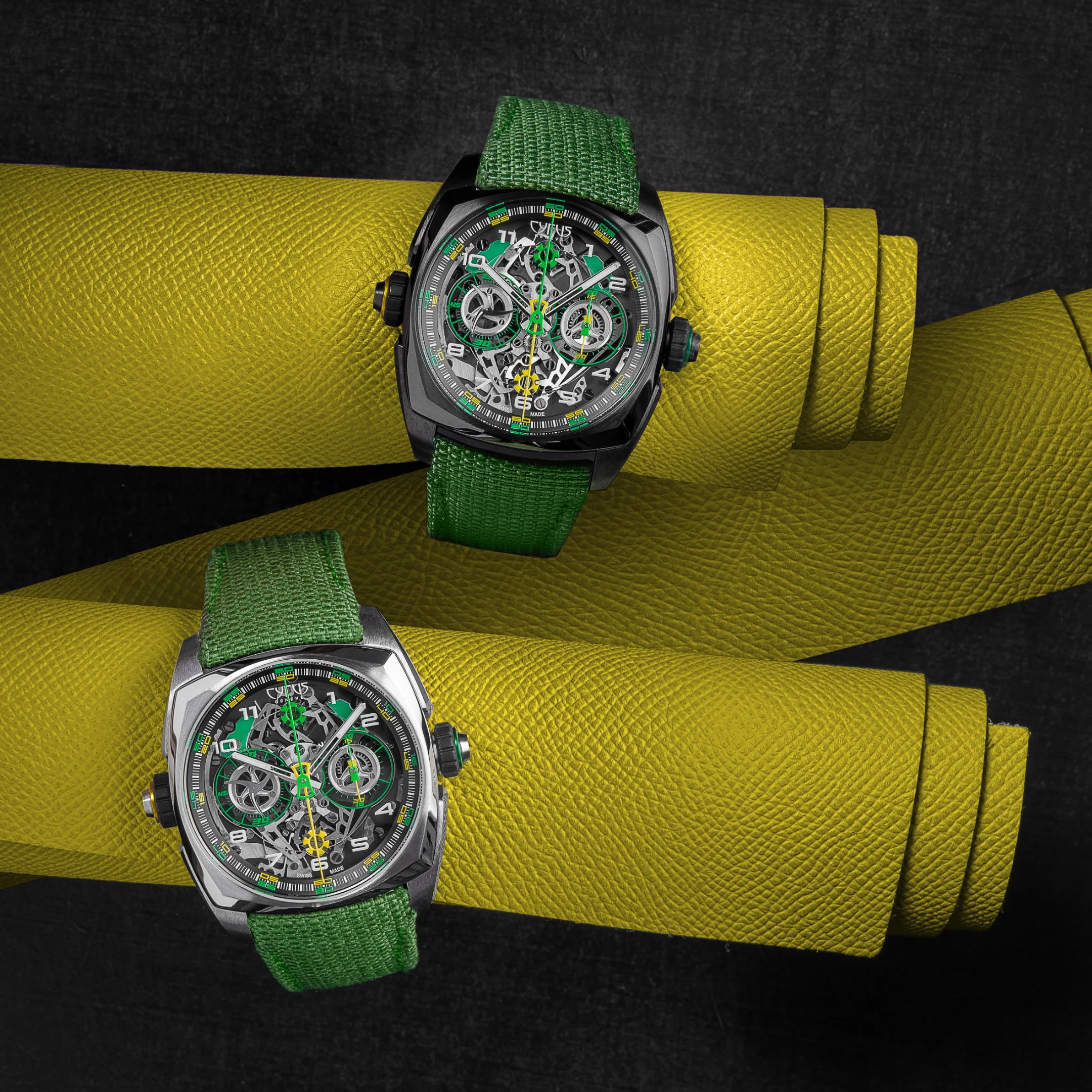 Cyrus Watch Klepcys DICE Lime DLC Titanium Limited Edition - Image 5