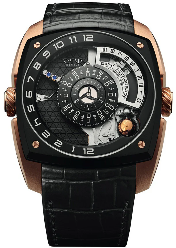 Cyrus Klepcys Moon Red Gold Black DLC Titanium Limited Edition Watch