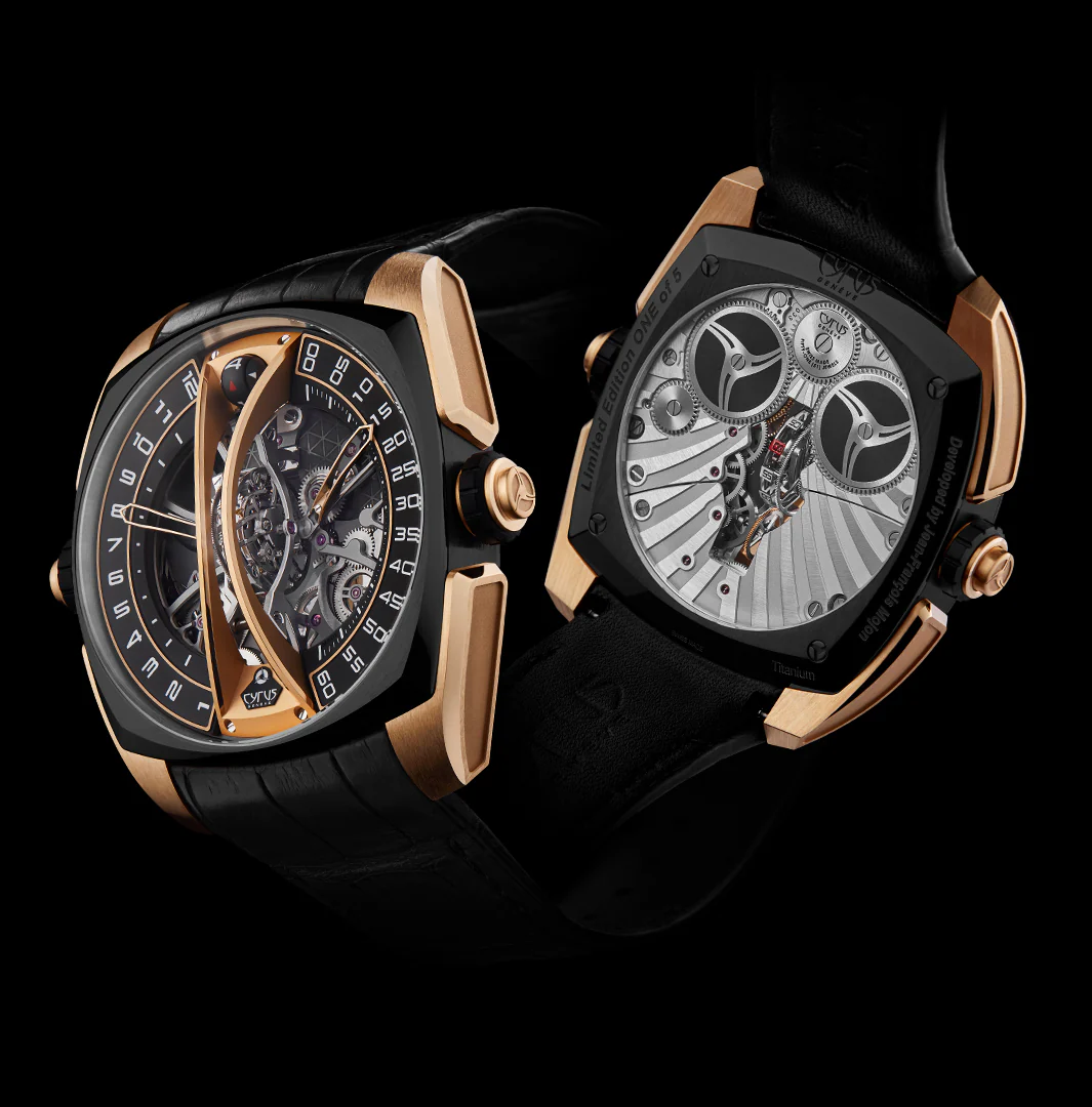 Cyrus Watch Klepcys Vertical Tourbillon Black Rose Gold Limited Edition - Image 4