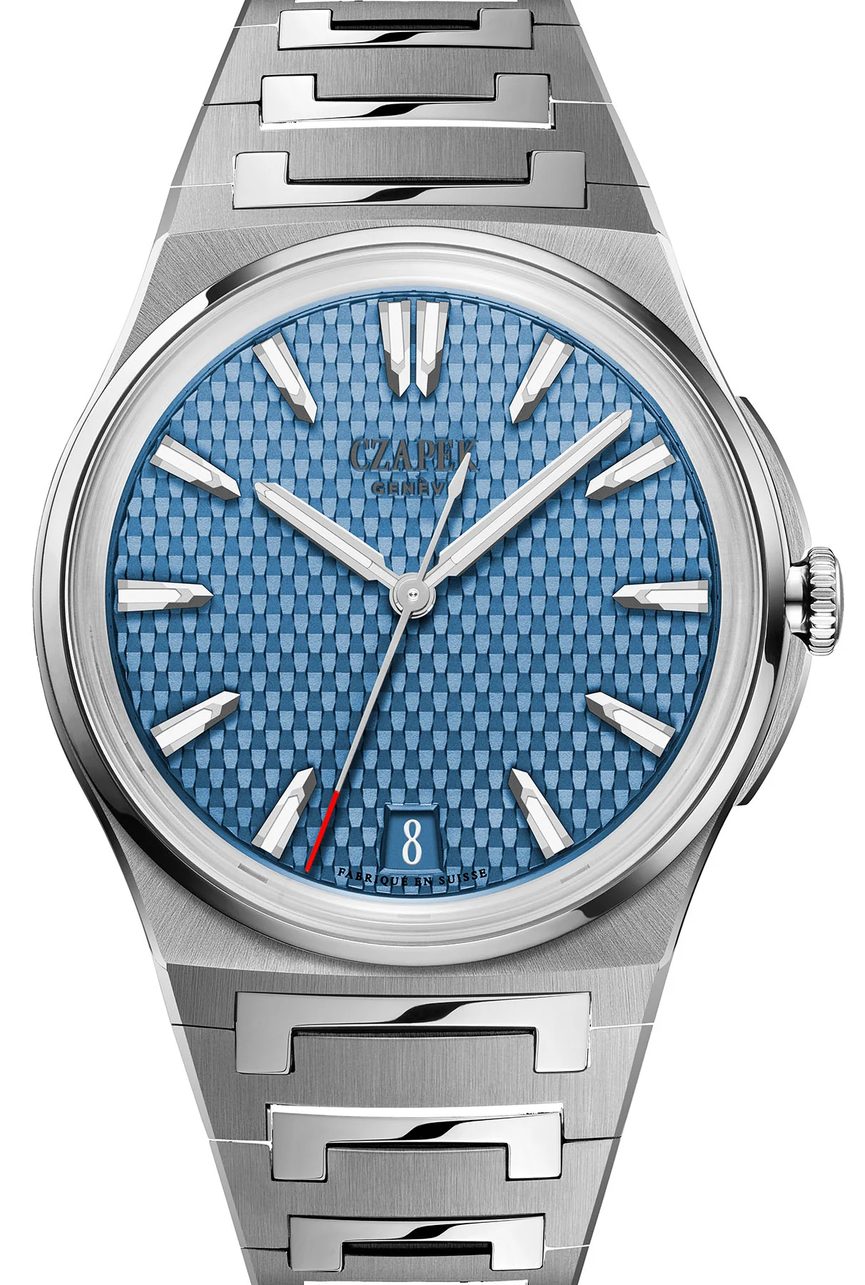 Czapek Antarctique Passage de Drake Glacier Blue S 38.5mm Watch