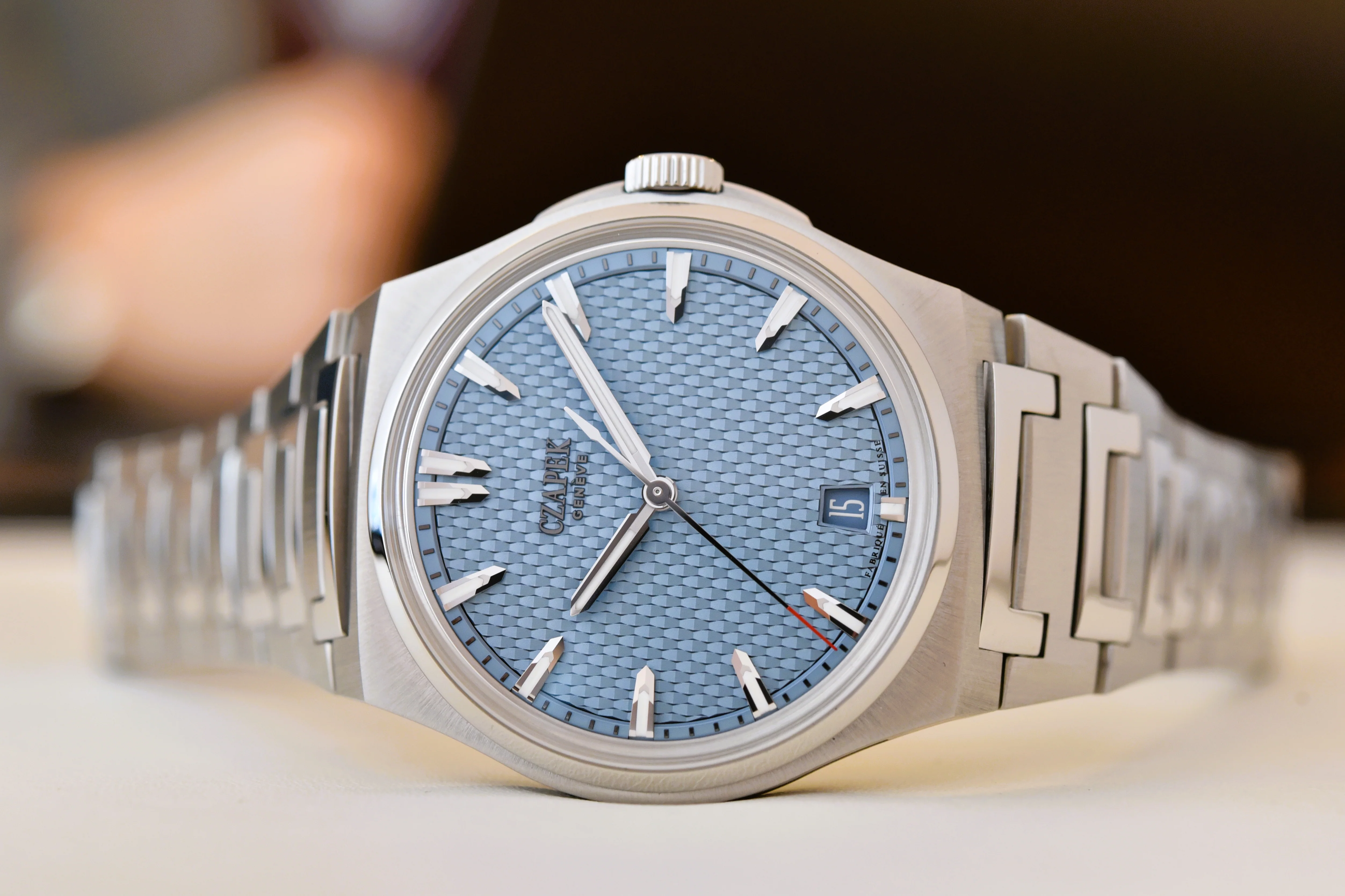 Czapek Antarctique Passage de Drake Glacier Blue S 40.5mm Watch - Image 5