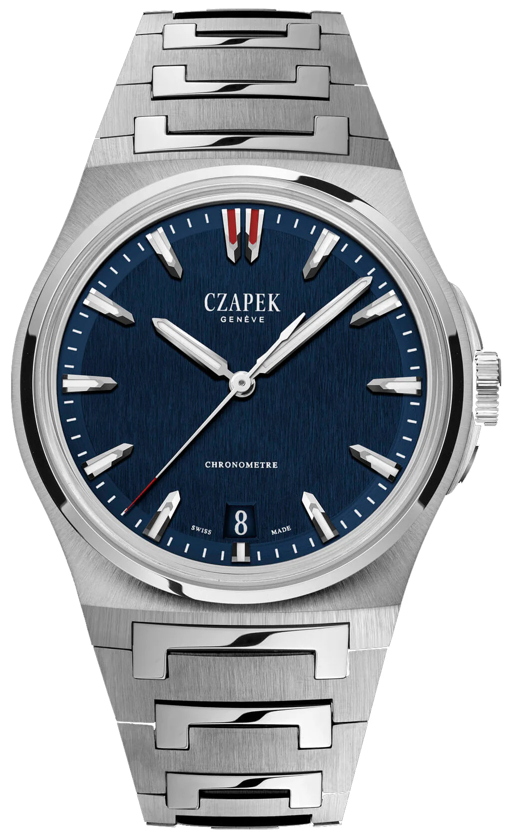 Czapek Watch Antarctique Terre Adelie Deep Blue Red Tip Limited Edition