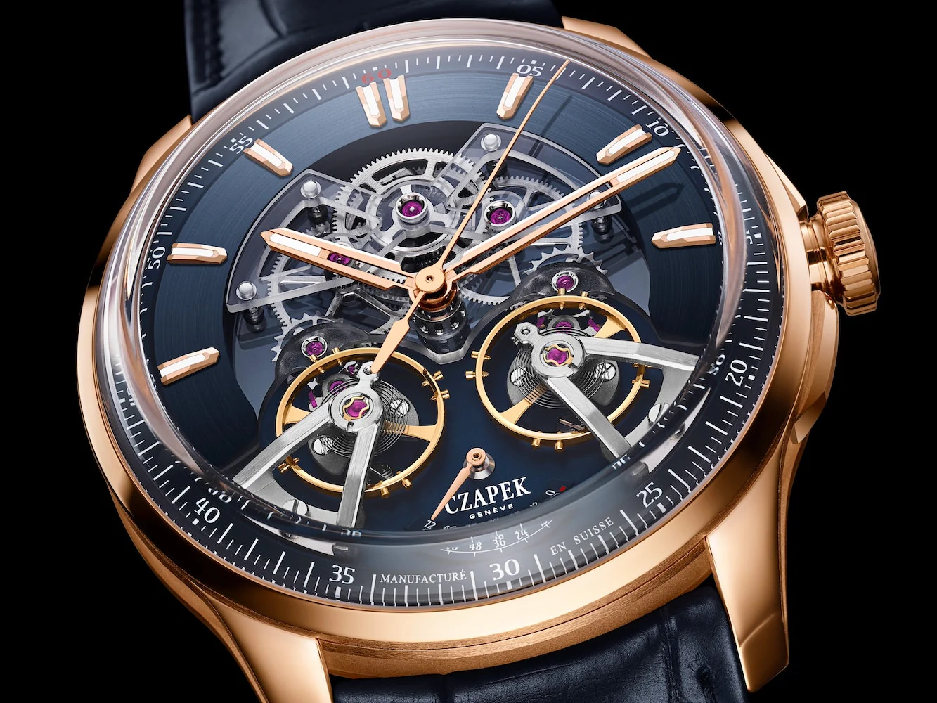 Czapek Place Vendome Complicite Harmony Blue Limited Edition Watch - Image 2