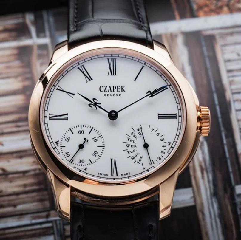 Czapek Watch Quai des Bergues Guilloche Ricochet Gold No.33bis Limited Edition - Image 2