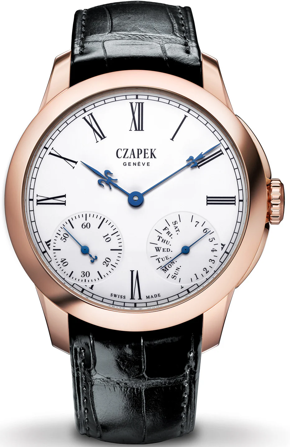 Czapek Watch Quai des Bergues Guilloche Ricochet Gold No.33S Limited Edition
