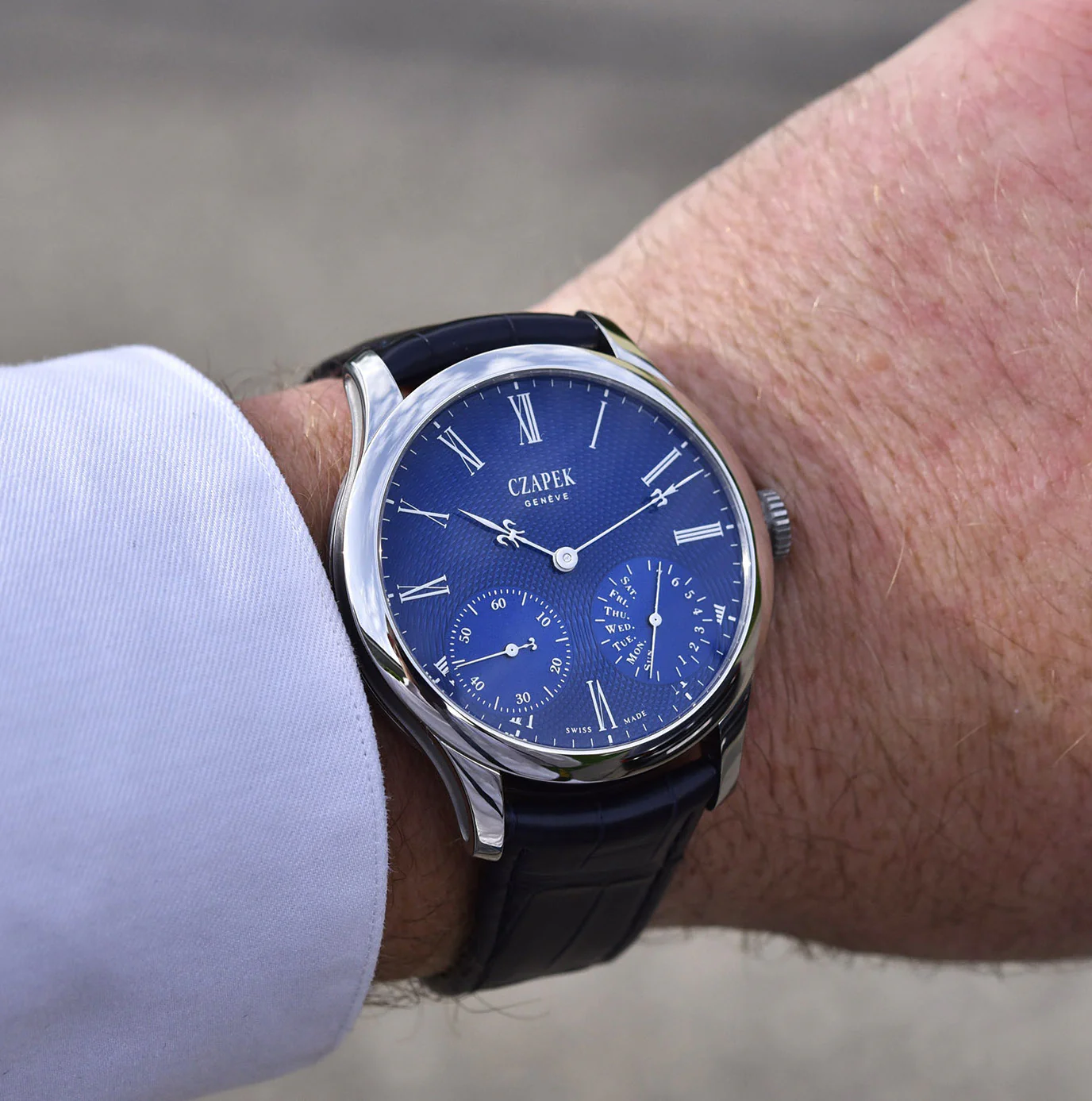 Czapek Quai des Bergues Sapphire Blue L Watch - Image 5