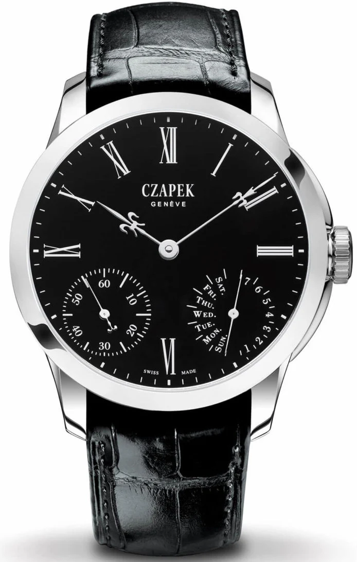 Czapek Quai Des Bergues Steel Black Enamel S Limited Edition Watch