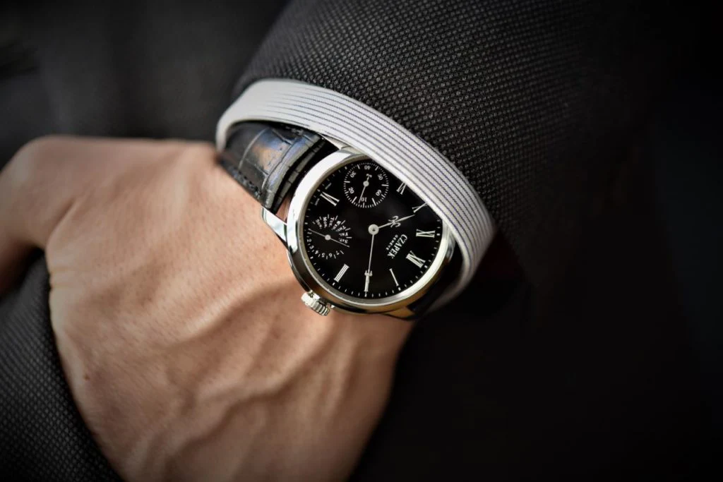 Czapek Quai Des Bergues Steel Black Enamel S Limited Edition Watch - Image 5