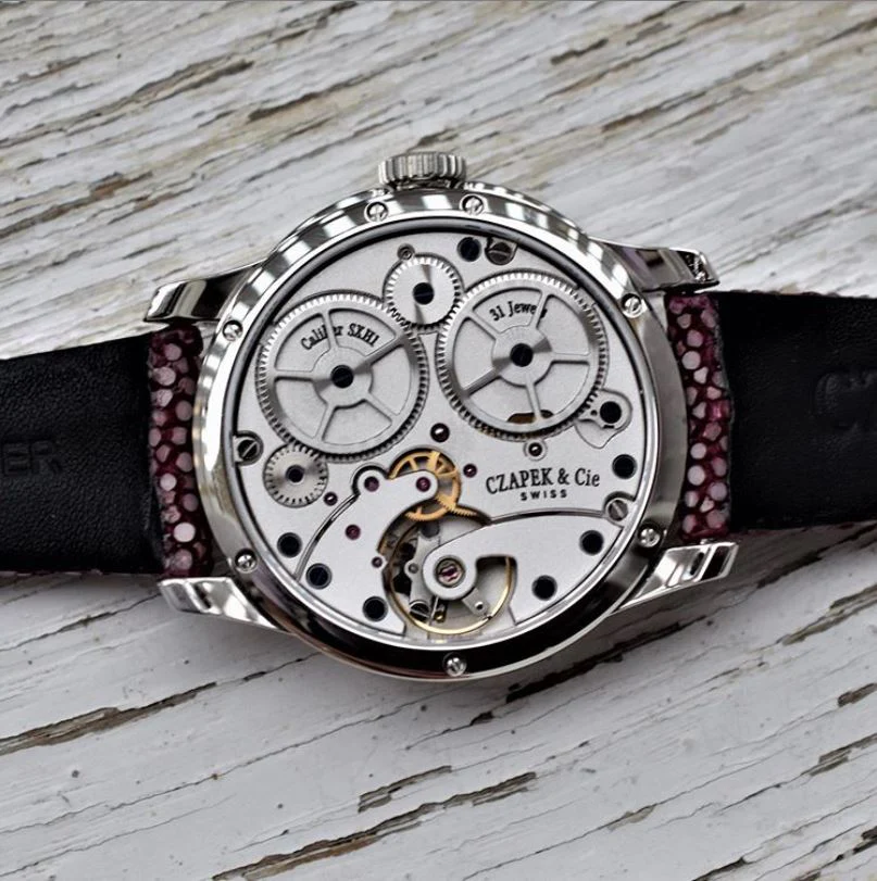 Czapek Watch Quai Des Bergues White Gold Rosewood & Diamonds S Limited Edition - Image 2