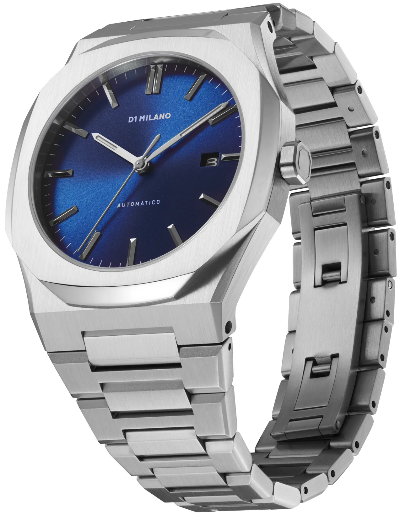 D1 Milano Automatic Bracelet Blue Watch - Image 3