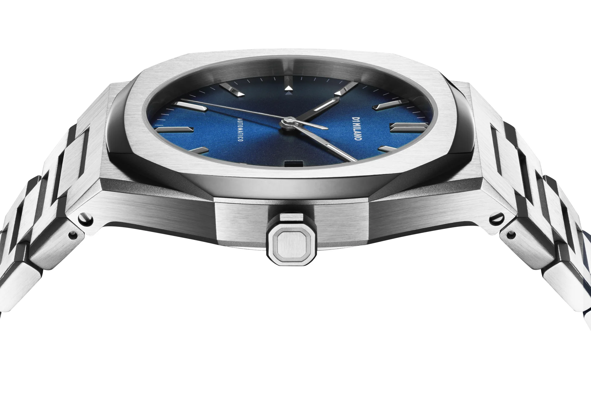 D1 Milano Automatic Bracelet Blue Watch - Image 4