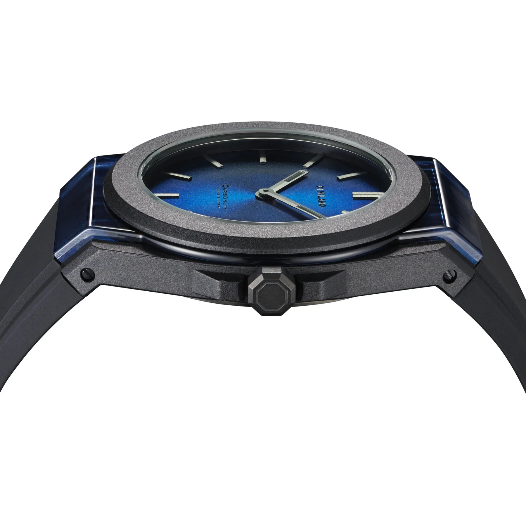 D1 Milano Watch Carbonlite Blue Sunray - Image 3