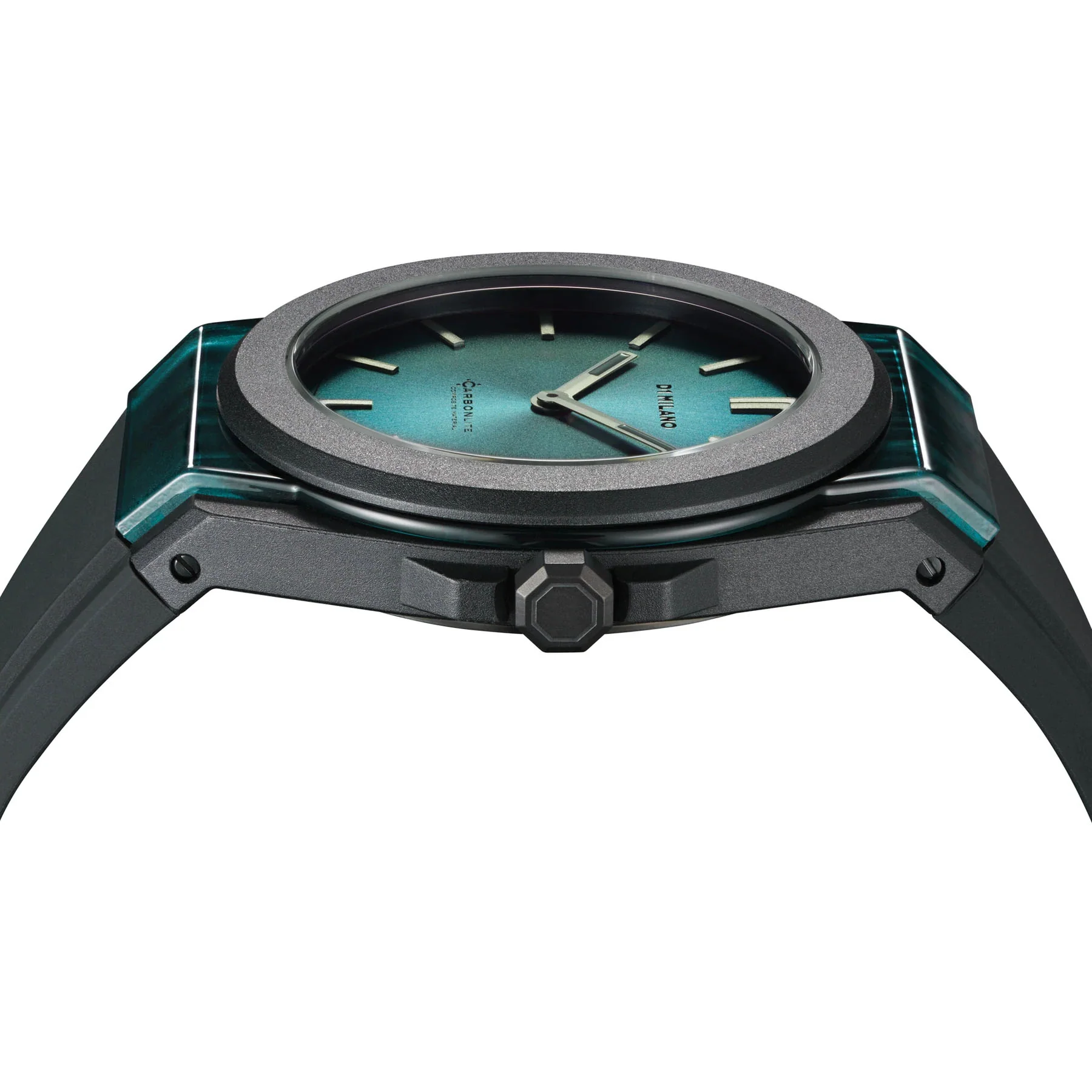 D1 Milano Watch Carbonlite Green Sunray - Image 3