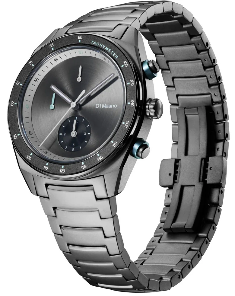 D1 Milano Chronograph Essential Black Watch - Image 2