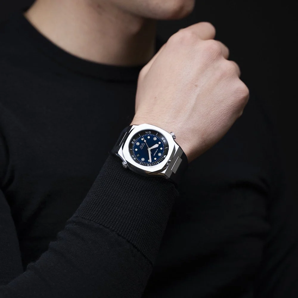 D1 Milano Watch Subacqueo Diver Deep Blue - Image 6